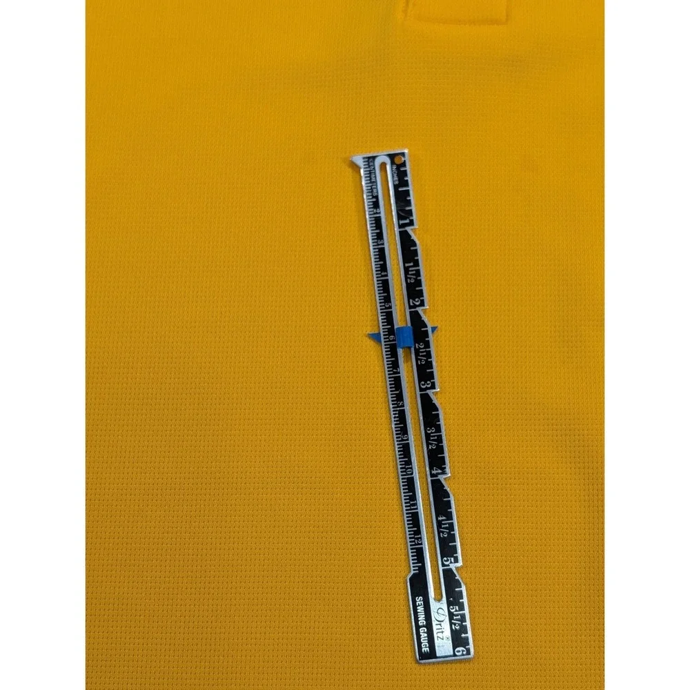 Reebok Pittsburgh Steelers NFL PlayDry Polo Shirt Mens‎ Large Gold White